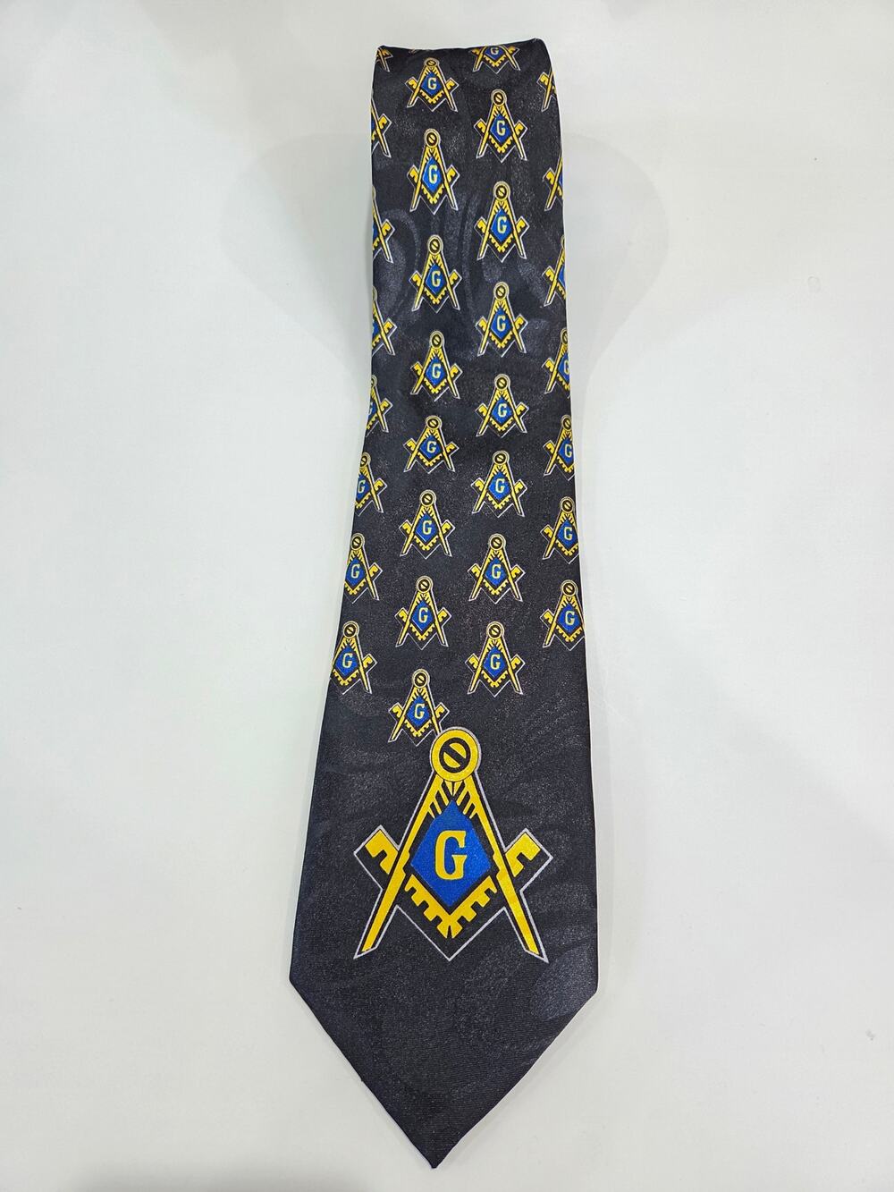 Fratello Mason 60 Inch Hand Made 100% Polyester Neck Tie